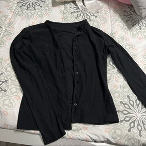 Black cardigan